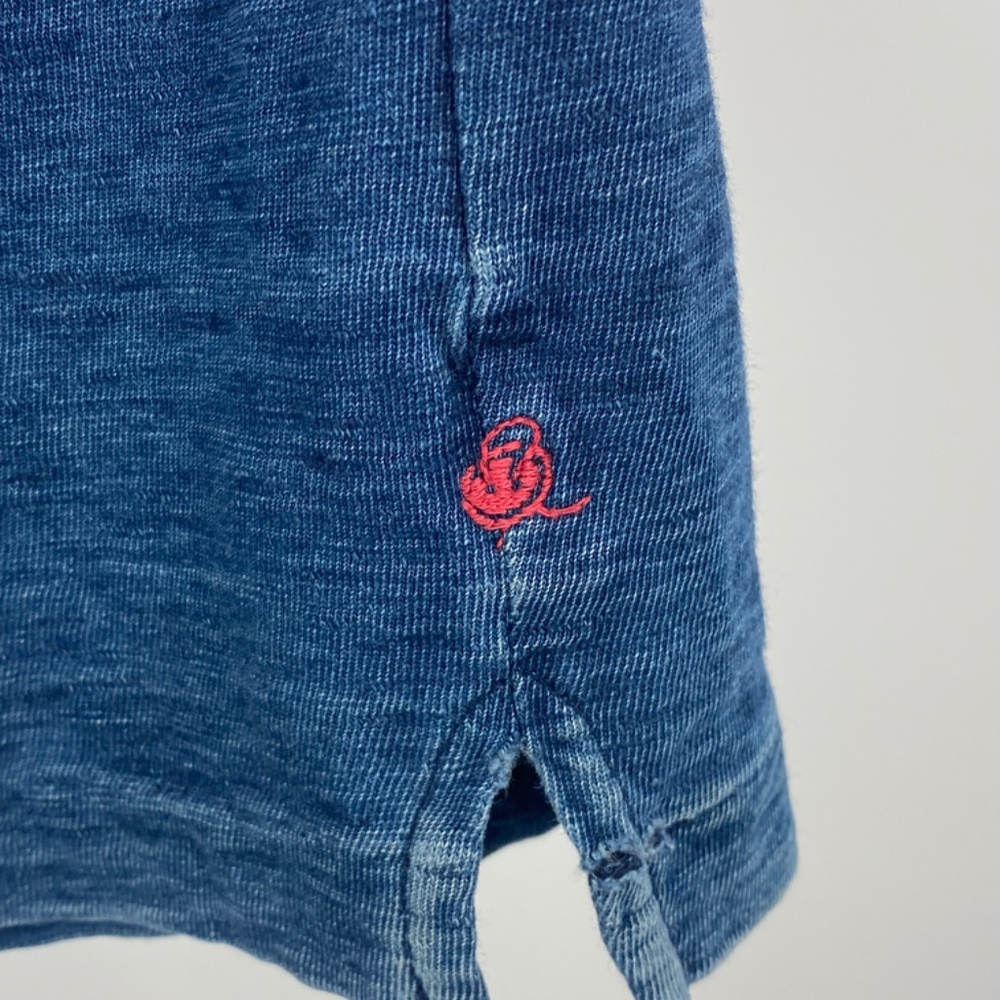 Vintage R by 45rpm Indigo Tee - Picture 4 of 5